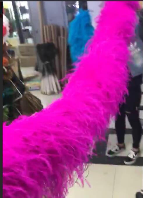 12-Ply Ostrich Feather Boa – 2 Yards | 1 Piece FeatherParadise.com
