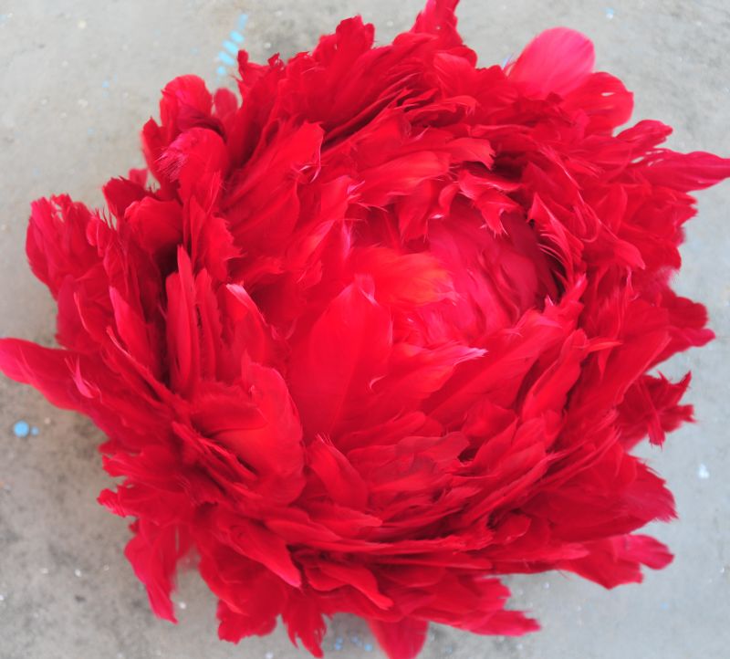 14 Inch Decorative Goose Feather Ball – Event Decor | 1 Piece FeatherParadise.com