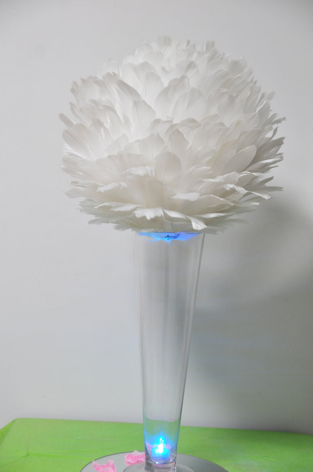 14 Inch Decorative Goose Feather Ball – Event Decor | 1 Piece FeatherParadise.com