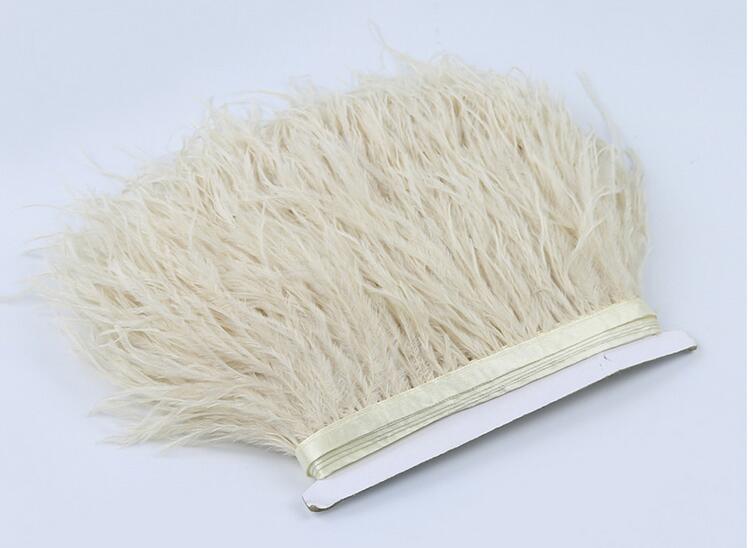 10 Yard 4-6 Inches Ostrich Feather Fringe