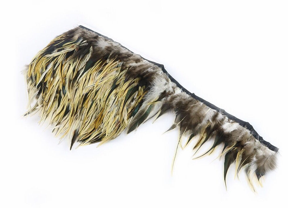 Rooster Saddle Feather Fringe | 10 Yard FeatherParadise.com