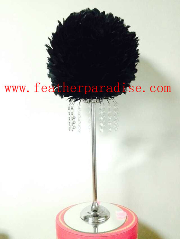 14 Inch Decorative Goose Feather Ball – Event Decor | 1 Piece FeatherParadise.com