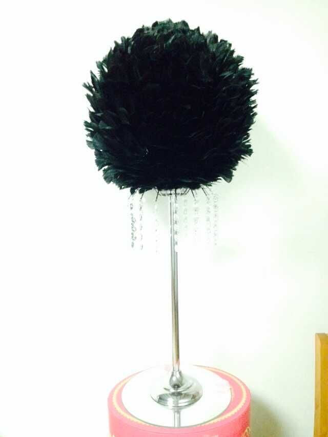 14 Inch Decorative Goose Feather Ball – Event Decor | 1 Piece FeatherParadise.com