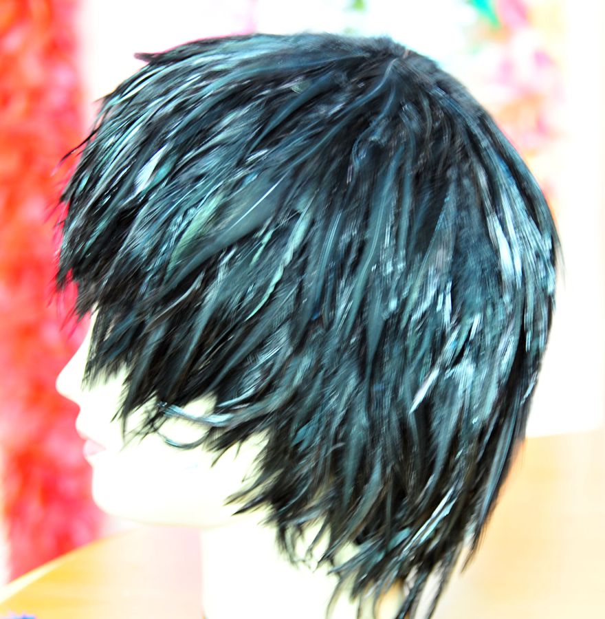 Handmade Hackle Feather Wig 1 Piece FeatherParadise.com