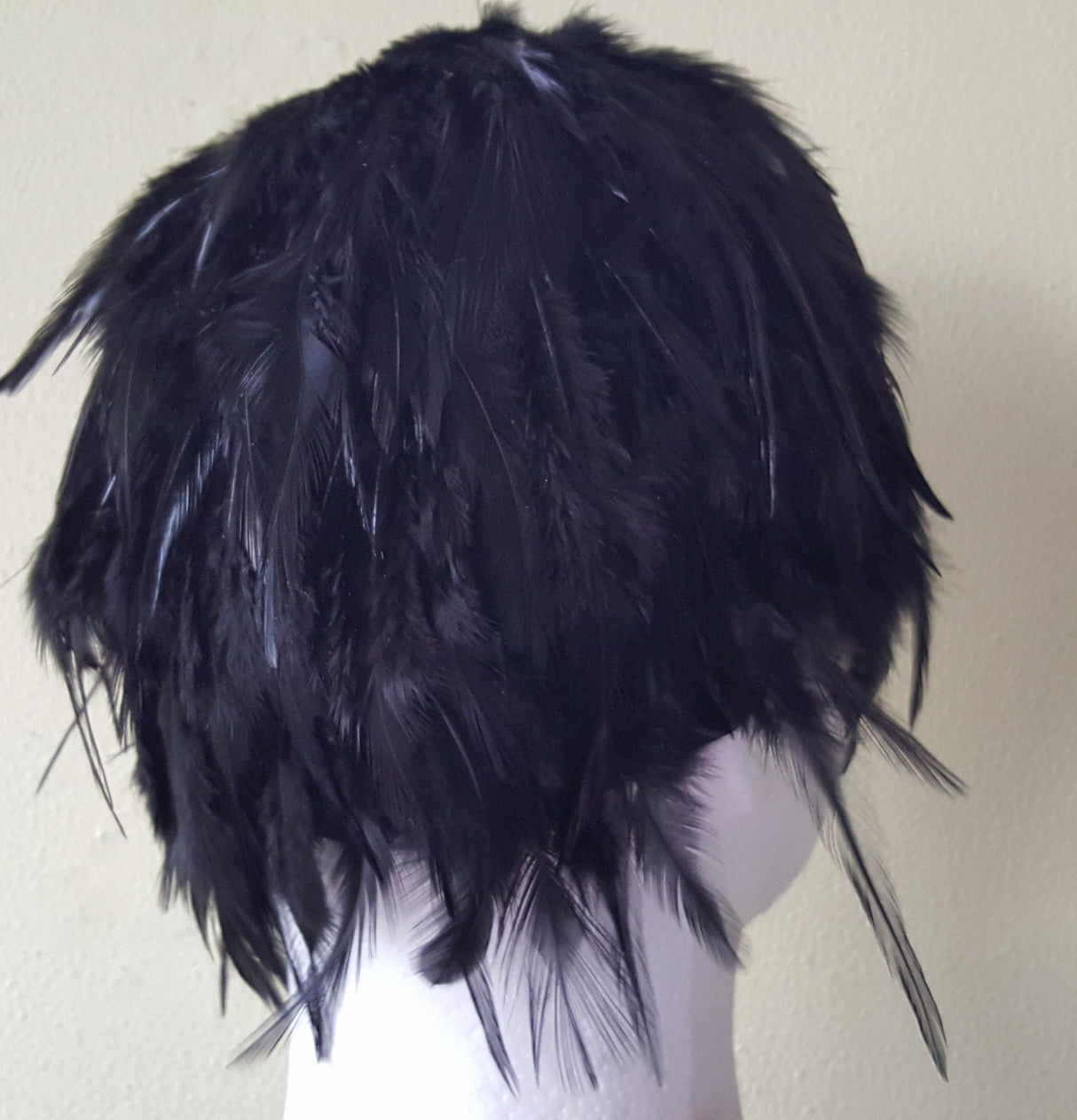 Handmade Hackle Feather Wig 1 Piece