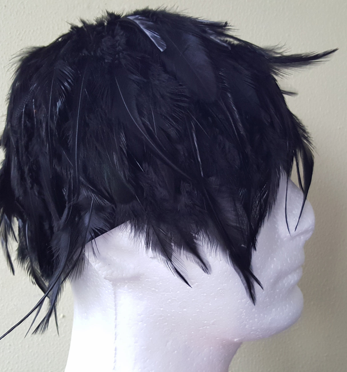 Handmade Hackle Feather Wig 1 Piece