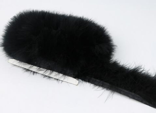 Marabou Feather Fringe | 1 Yard FeatherParadise.com
