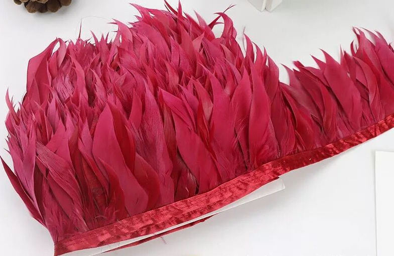 Chandelle Feather Fringe | 10 Yard FeatherParadise.com