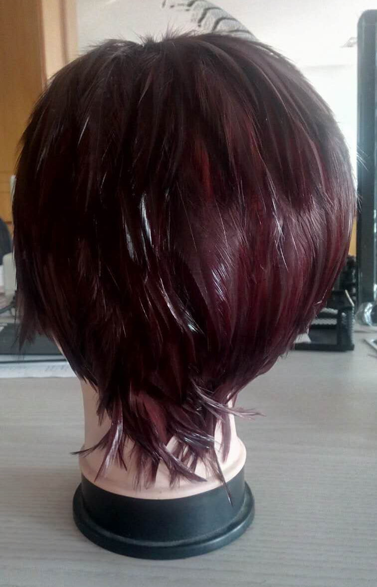 Handmade Hackle Feather Wig 1 Piece