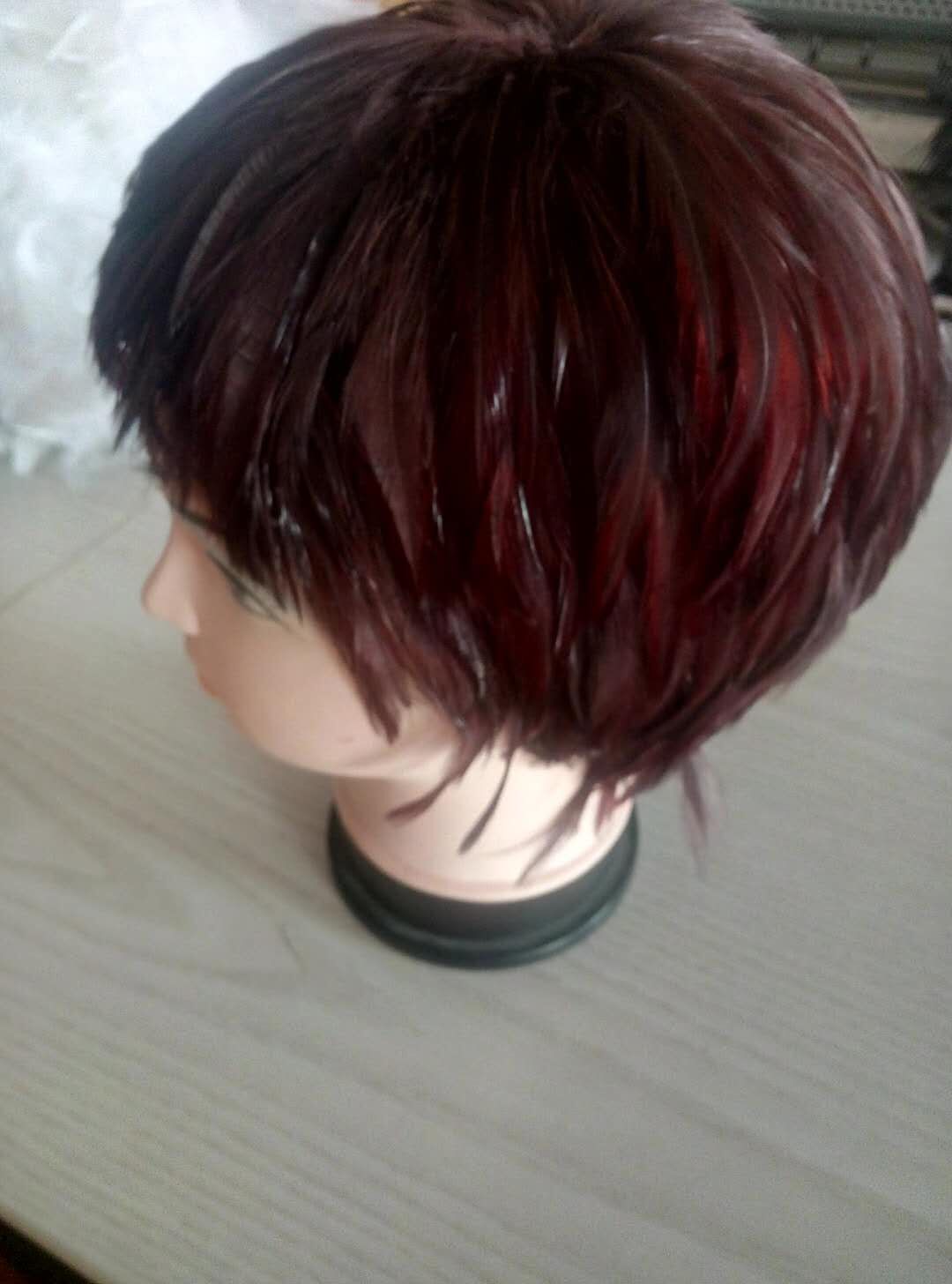 Handmade Hackle Feather Wig 1 Piece