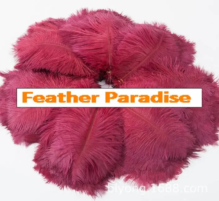 Navy 6-8 Inches Ostrich Feathers 100 Pieces