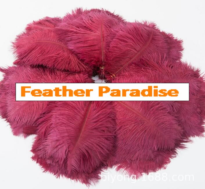 Navy Ostrich Feathers 16-18 Inches