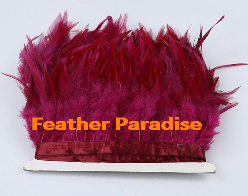 Rooster Saddle Feather Fringe | 10 Yard FeatherParadise.com