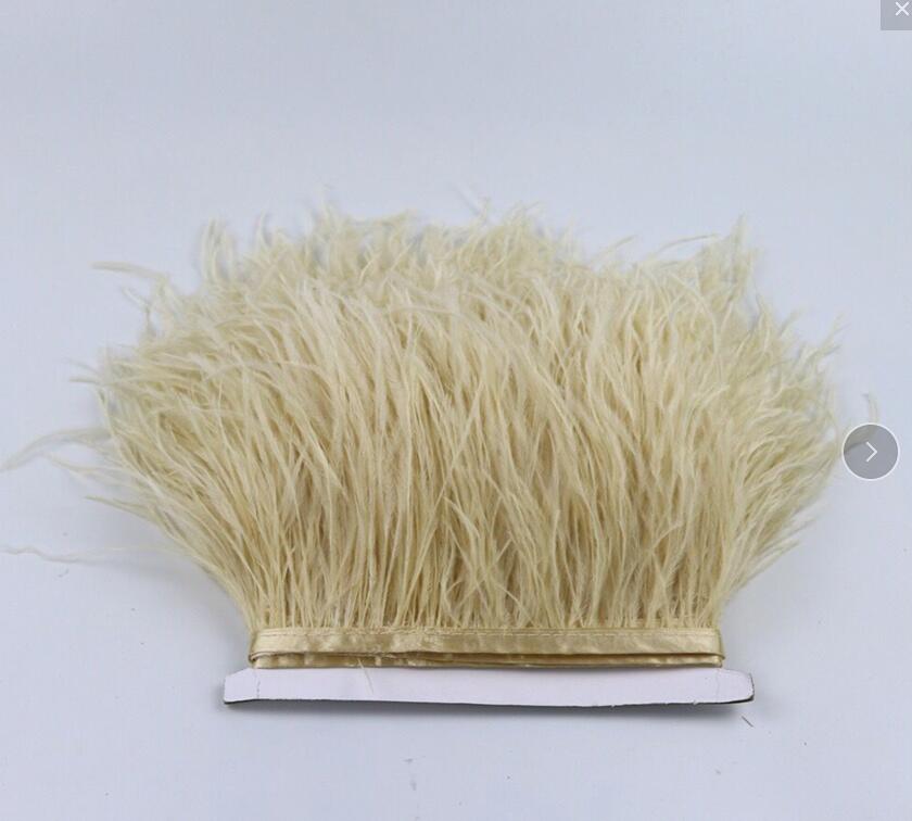 3–4 Inch Ostrich Feather Fringe Trim | 1 Yard FeatherParadise.com