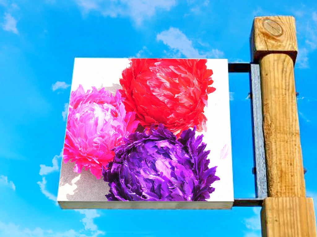 14 Inch Decorative Goose Feather Ball – Event Decor | 1 Piece FeatherParadise.com