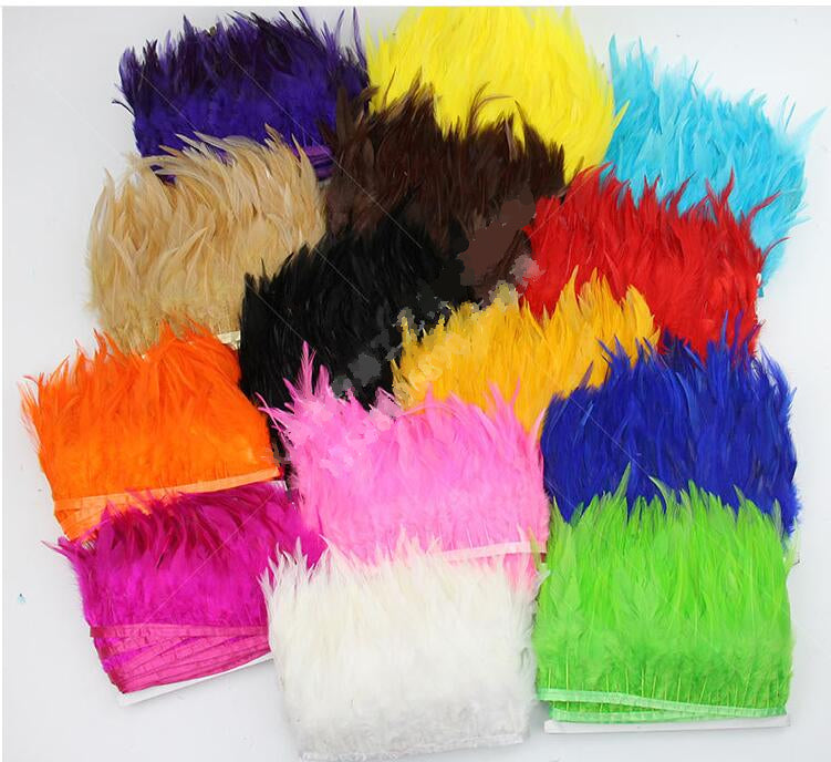 Rooster Schlappen Feather Fringe | 1 Yard
