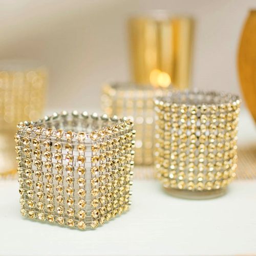Rhinestone Mesh Roll - 10 Yards
