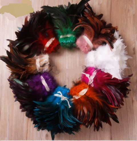 800 Pieces Rooster Schlappen Feathers Fishing Fly Feathers FeatherParadise.com