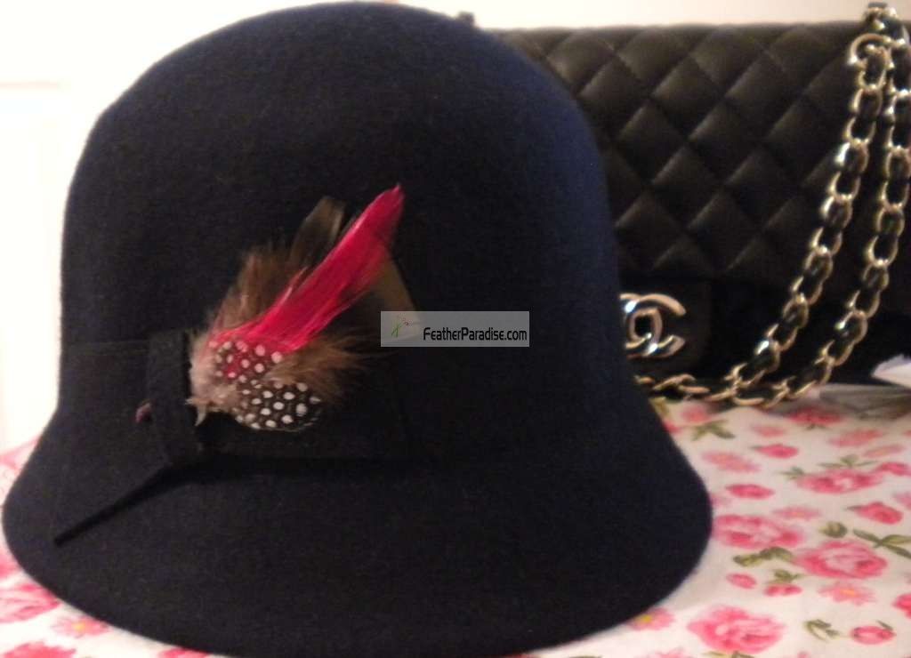 Feather Flower Hat Pin & Corsage Clip | 1 Piece FeatherParadise.com