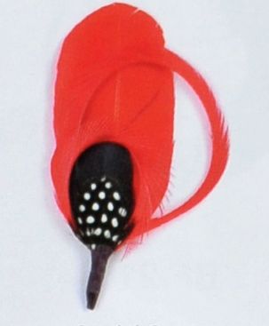 Feather Flower Hat Pin & Corsage Clip | 1 Piece