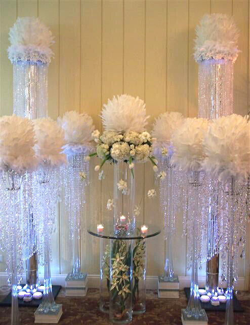 14 Inch Decorative Goose Feather Ball – Event Decor | 1 Piece FeatherParadise.com