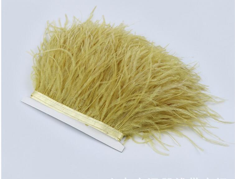 3–4 Inch Ostrich Feather Fringe Trim | 1 Yard FeatherParadise.com