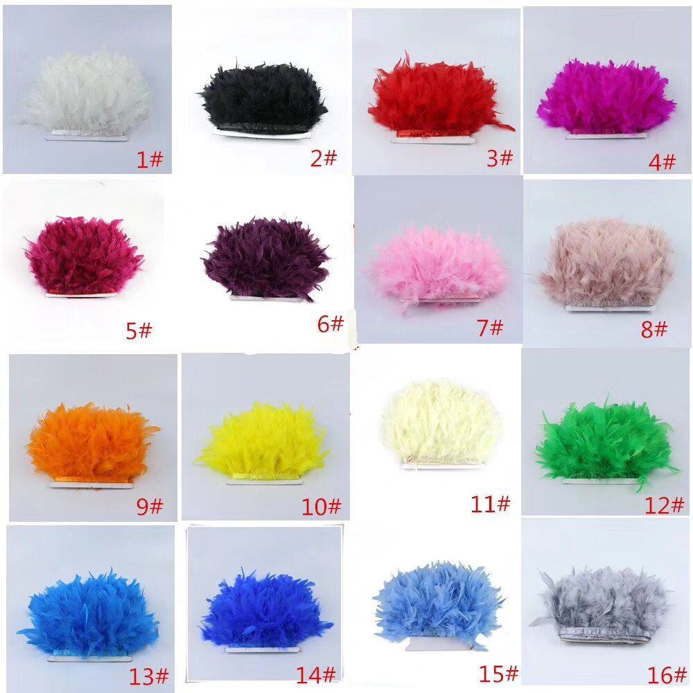 Chandelle Feather Fringe | 10 Yard FeatherParadise.com