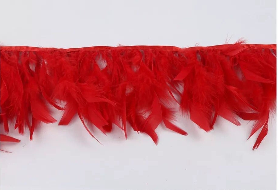 Chandelle Feather Fringe | 10 Yard FeatherParadise.com