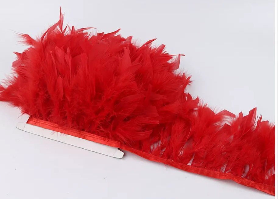 Chandelle Feather Fringe | 10 Yard FeatherParadise.com