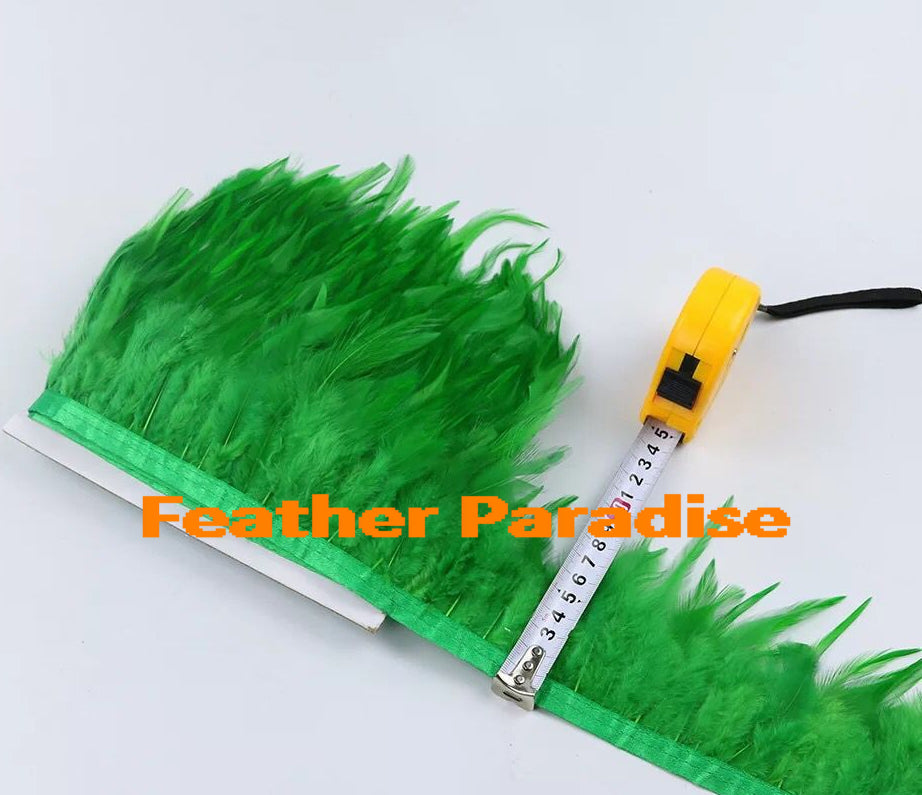 Rooster Saddle Feather Fringe | 10 Yard FeatherParadise.com
