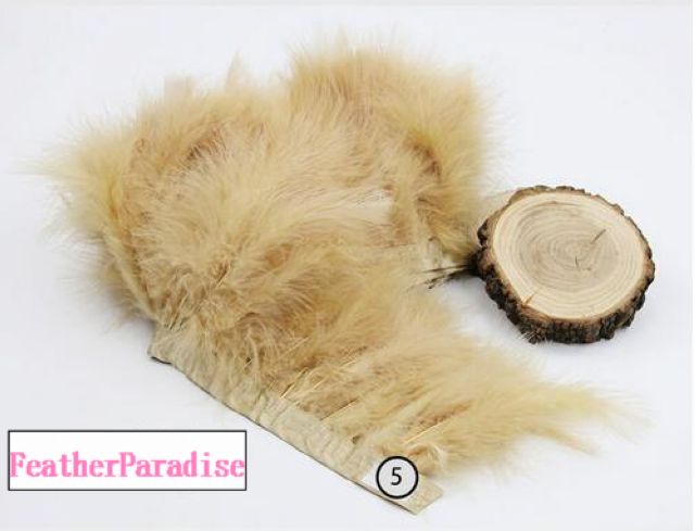 Marabou Feather Fringe | 1 Yard FeatherParadise.com