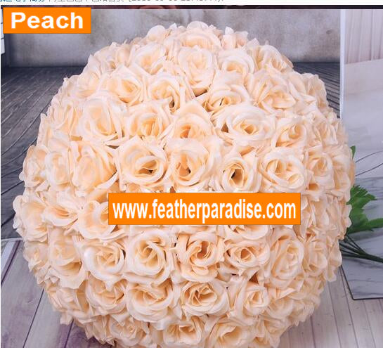 6 Inch Rose Pomander Ball – Wedding & Event Decor | 1 Piece FeatherParadise.com