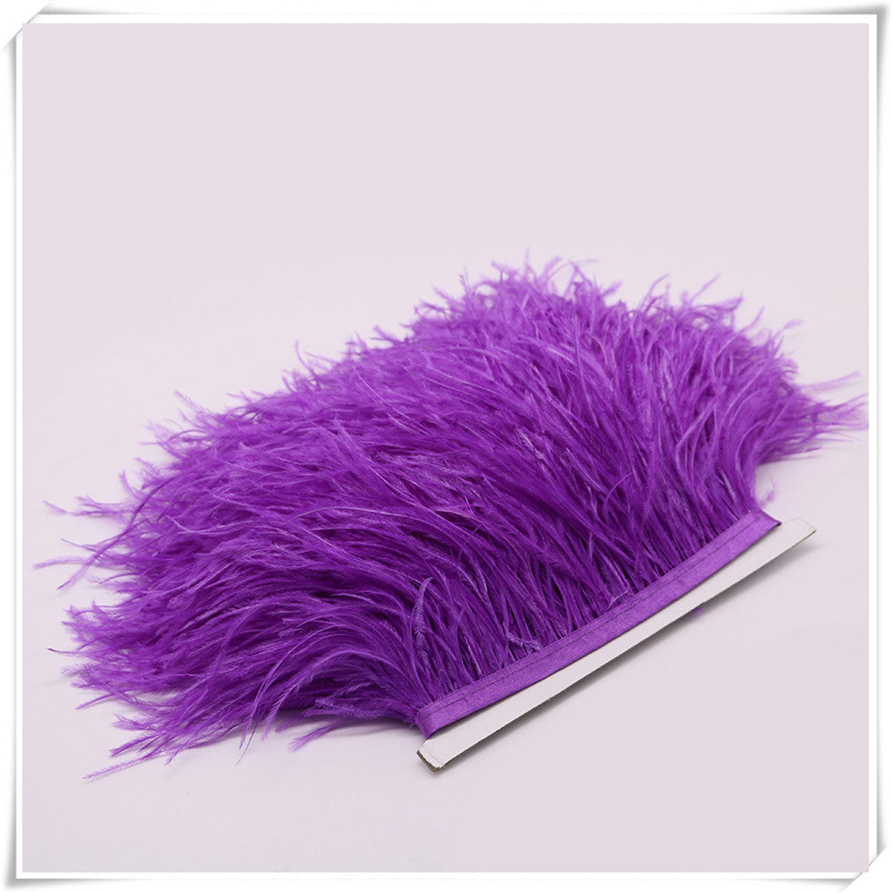 3–4 Inch Ostrich Feather Fringe Trim | 1 Yard FeatherParadise.com