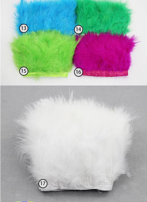Marabou Feather Fringe | 1 Yard FeatherParadise.com