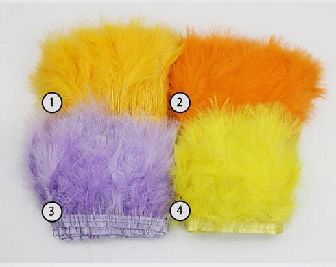 Marabou Feather Fringe | 1 Yard FeatherParadise.com