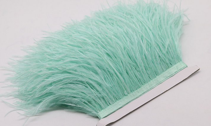 3–4 Inch Ostrich Feather Fringe Trim | 1 Yard FeatherParadise.com