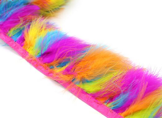Marabou Feather Fringe | 1 Yard FeatherParadise.com