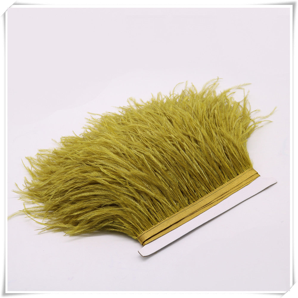 3–4 Inch Ostrich Feather Fringe Trim | 1 Yard FeatherParadise.com