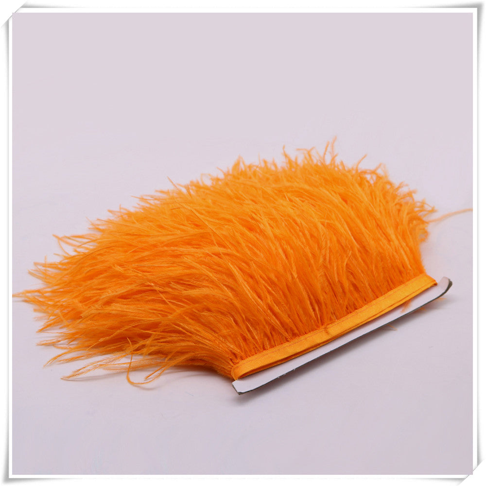10 Yard 4-6 Inches Ostrich Feather Fringe