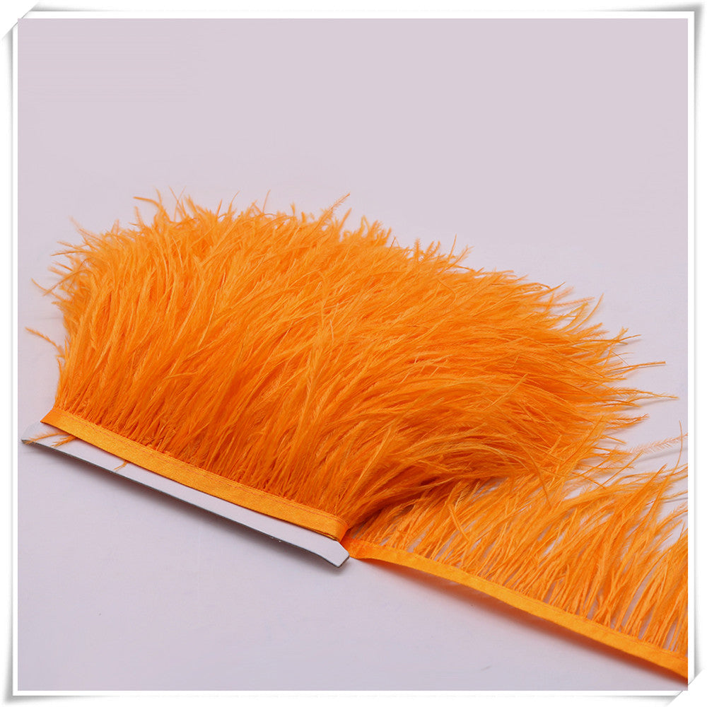 3–4 Inch Ostrich Feather Fringe Trim | 1 Yard FeatherParadise.com