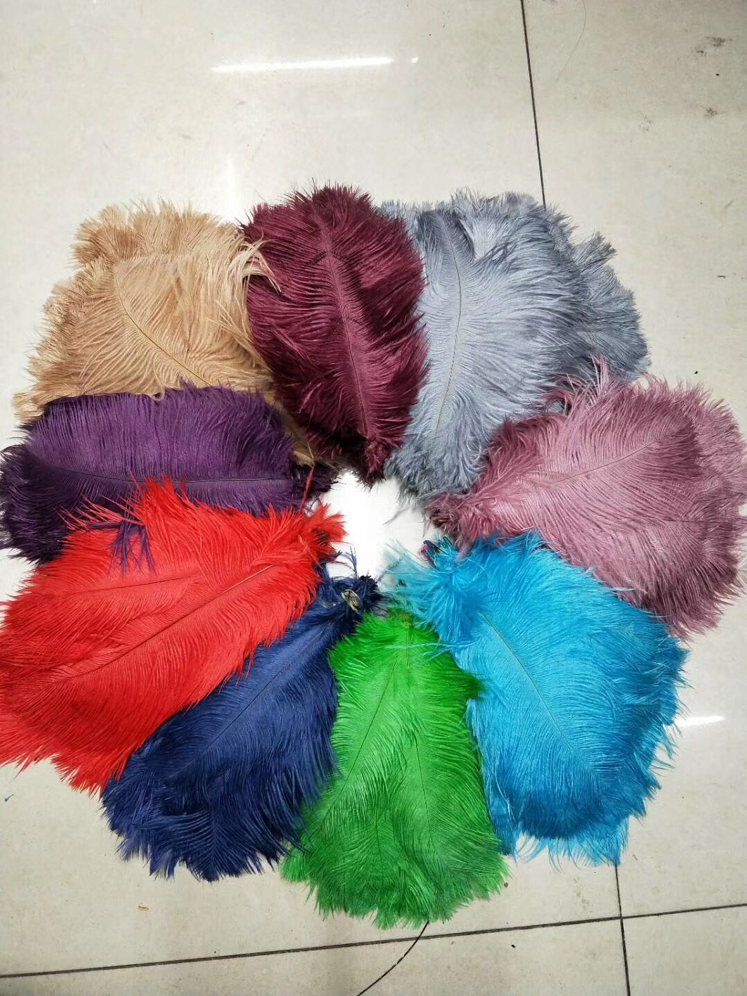 8-10 Inch Ostrich Feathers | 50 Pieces