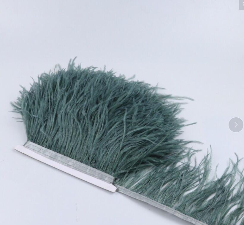 10 Yard 4-6 Inches Ostrich Feather Fringe