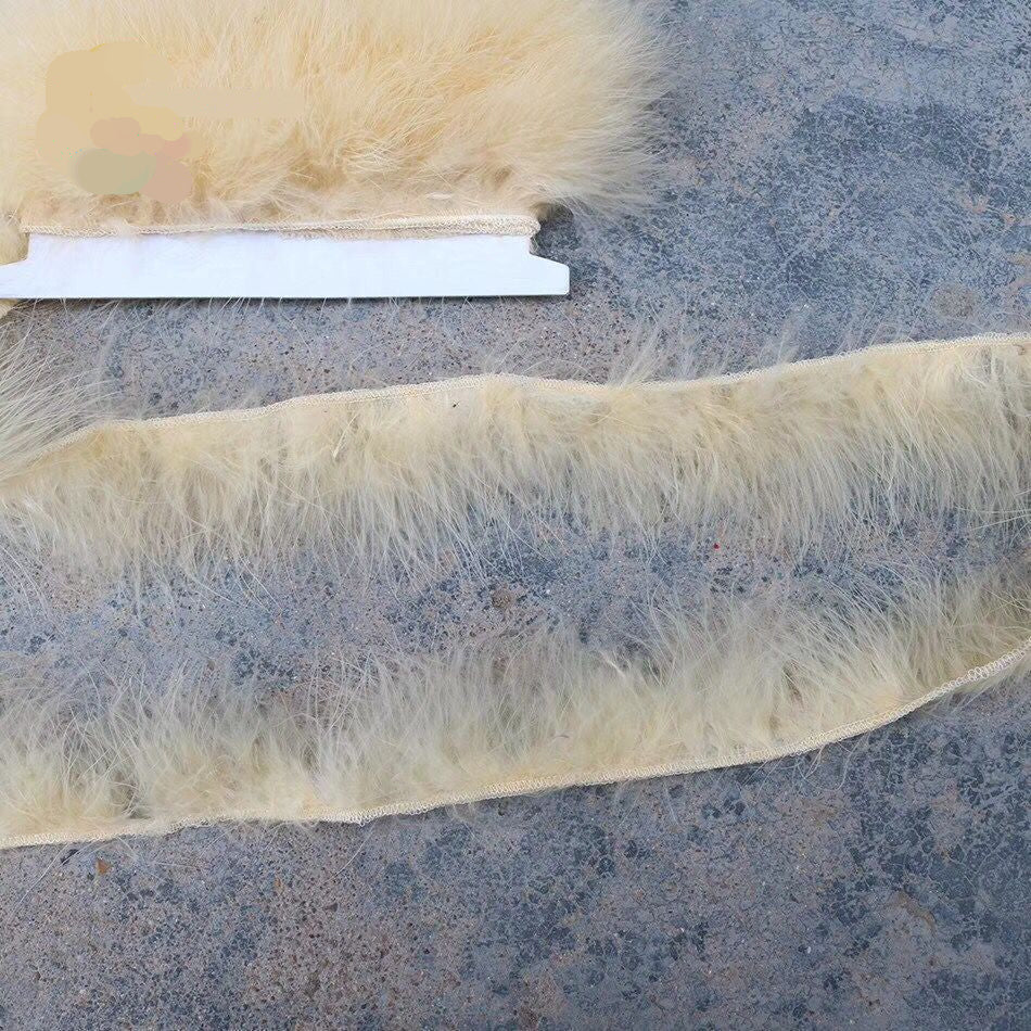 Marabou Feather Fringe | 1 Yard FeatherParadise.com