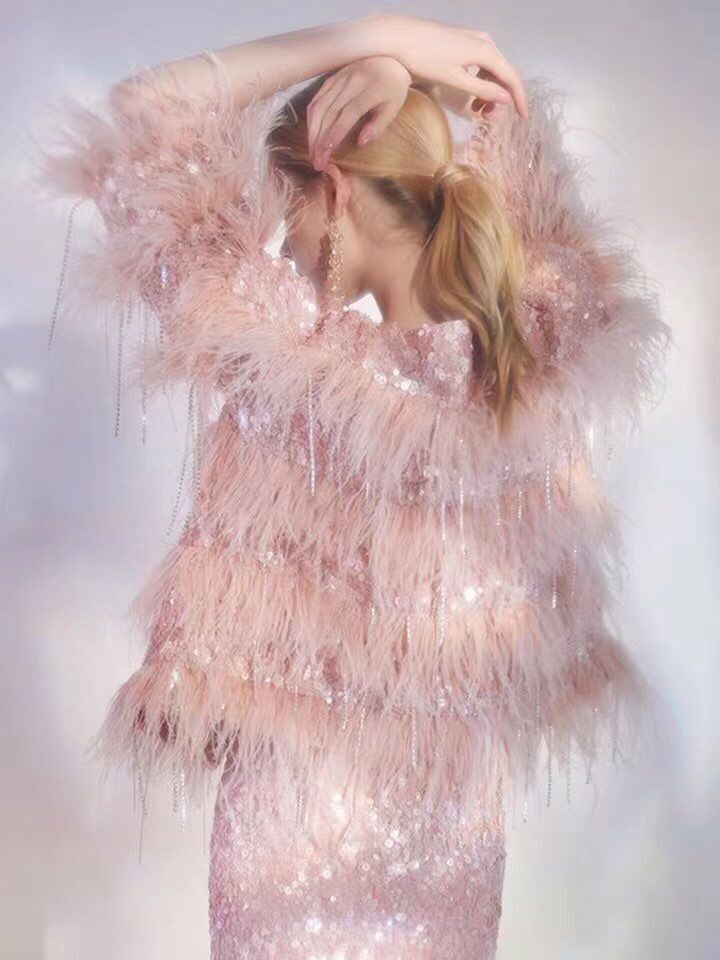 3–4 Inch Ostrich Feather Fringe Trim | 1 Yard FeatherParadise.com