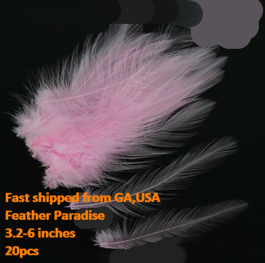 Buy Dyed Loose Rooster Hackle Feathers – 20pcs per Bag (3.3–6") FeatherParadise.com