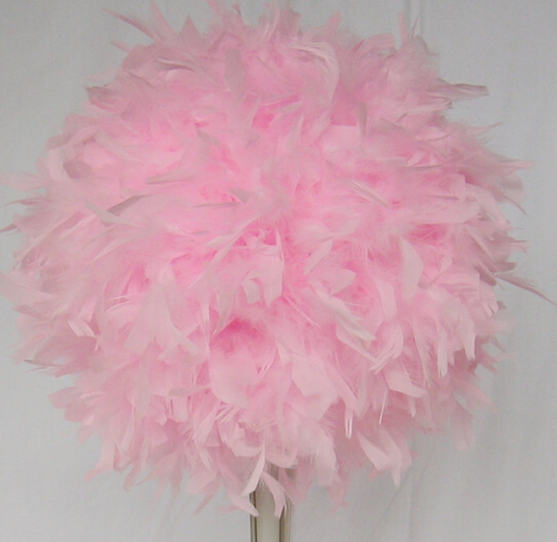 6 Inches Feather Pom Pom Kissing Ball 1 Piece FeatherParadise.com