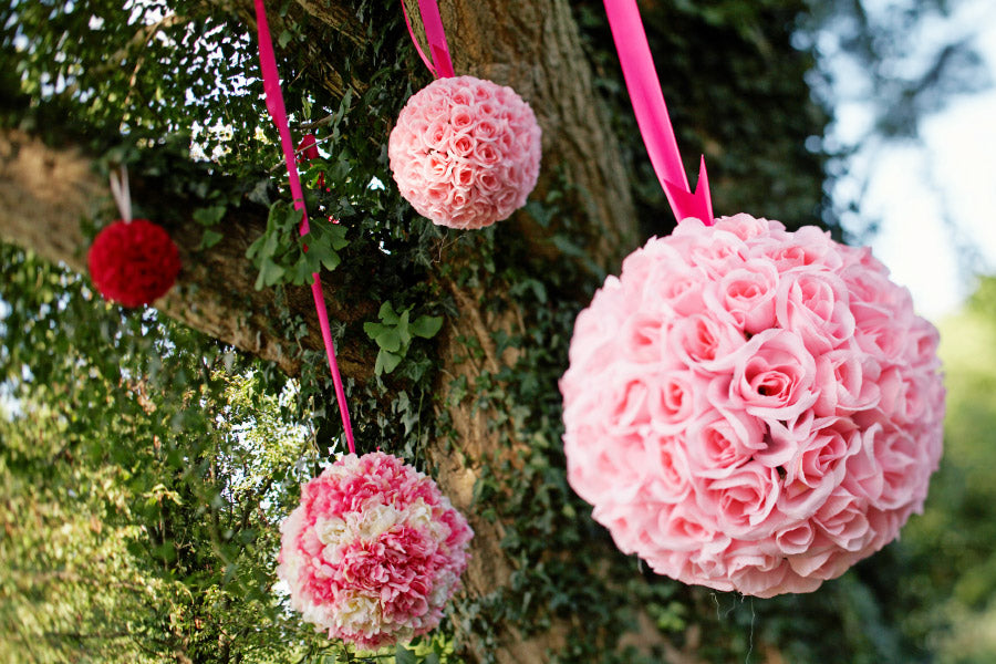 9-10 Inch Rose Pomander Ball – Wedding & Event Decor | 1 Piece FeatherParadise.com