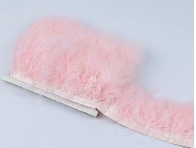 Marabou Feather Fringe | 1 Yard FeatherParadise.com