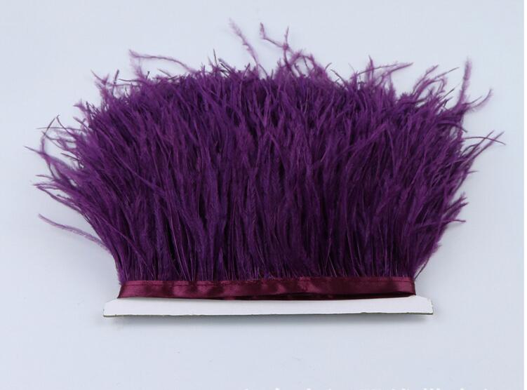 3–4 Inch Ostrich Feather Fringe Trim | 1 Yard FeatherParadise.com