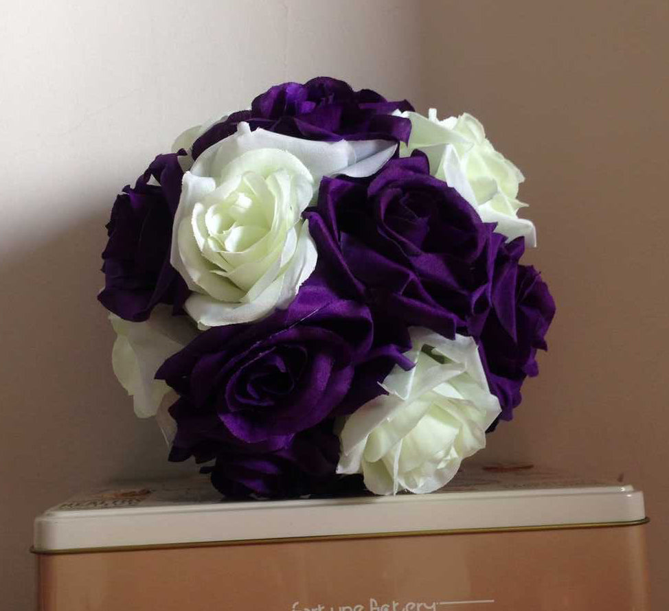 9-10 Inch Rose Pomander Ball – Wedding & Event Decor | 1 Piece FeatherParadise.com